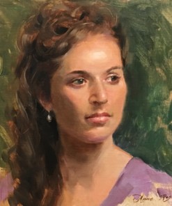 Anna rose Bain painting vibrant skin tones