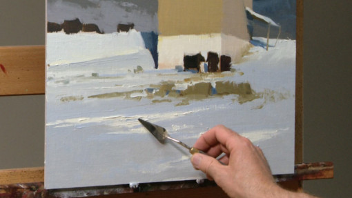 David Dibble painting studies