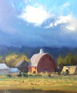 Josh Clare paints the rural landscape