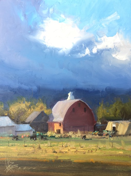 Josh Clare paints the rural landscape