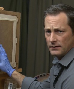 David Gray painting the classical portrait